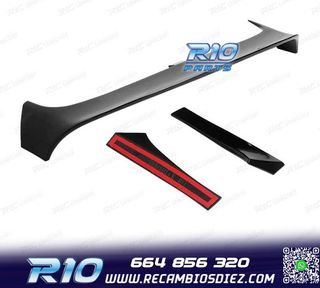 ALERON SPOILER VOLKSWAGEN VW GOLF 7 7.5 LOOK CLUBSPORT NEGRO