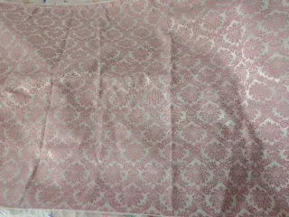 Tela fallera rosa y blanca