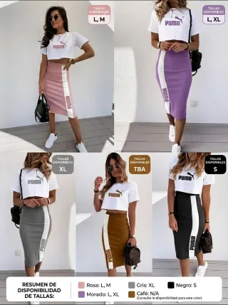 Conjunto Mujer bordado.