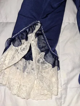 Corpino Fallera T36/38 Azul y Dorado