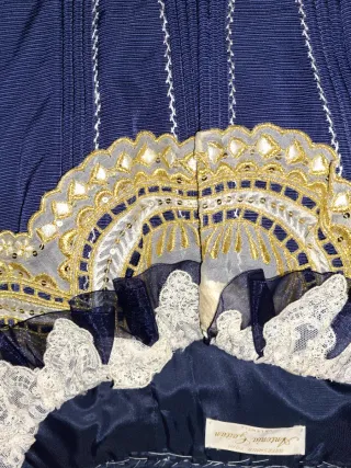 Corpino Fallera T36/38 Azul y Dorado