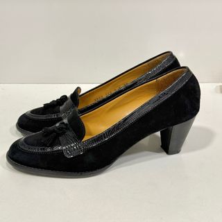 Talla 39 - Platino Zapatos de salón ante y charol