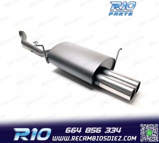 SILENCIOSO ESCAPE BMW SERIE 3 COMPACT E36 1994-2000 x2 BIS