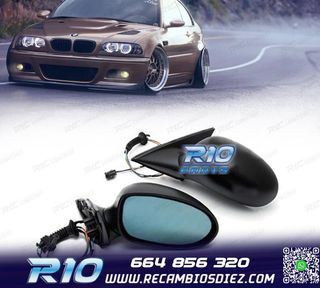 ESPEJOS RETROVISORES BMW E46 COUPE CABRIO ABATIBLES CALEFACT