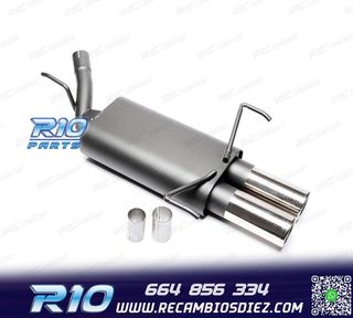 SILENCIOSO ESCAPE PARA OPEL CORSA 09 2000-2006 x2