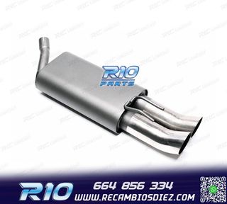 SILENCIOSO ESCAPE PARA RENAULT TWINGO 03 1993- x2 DTM