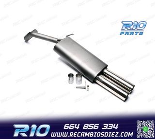 SILENCIOSO ESCAPE PARA VOLKSWAGEN VW POLO 12 1999-