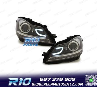 FAROS MERCEDES W204 11-14 LUZ DIURNA LED TUBE LIGHT + LED FO