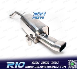 SILENCIOSO ESCAPE PARA VOLKSWAGEN VW GOLF IV 09 1996- INOX D