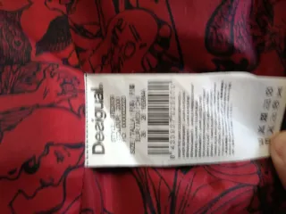 Chaqueta Desigual Negra y Roja Mujer Talla S