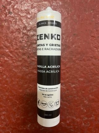 Masilla acrilica blanca pintable 10 unds