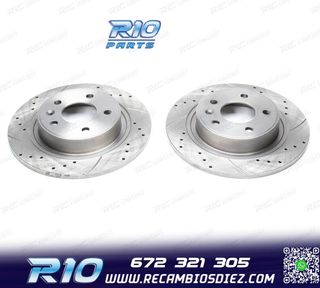 DISCOS DE FRENO PARA DACIA PERFORADOS RANURADOS