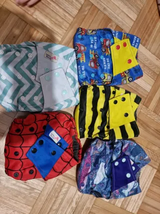 Pañales tela Littles & Bloomz (17 unidades)