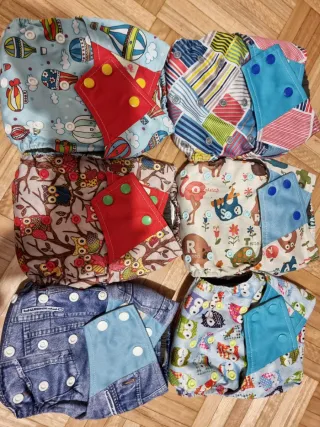 Pañales tela Littles & Bloomz (17 unidades)