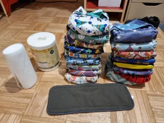 Pañales tela Littles & Bloomz (17 unidades)