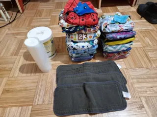 Pañales tela Littles & Bloomz (17 unidades)