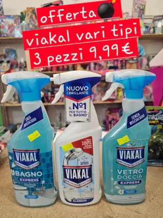 Offerta Viakal Vari Tipi 3 Pezzi