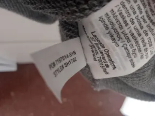 Sudadera Lacoste Gris Algodón Orgánico Talla XXS.