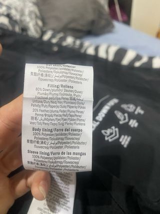 Abrigo plumífero largo Pepe Jeans negro