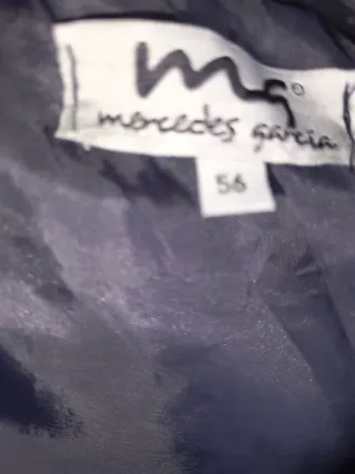 Abrigo Anorak Talla 54.Azul Marino.