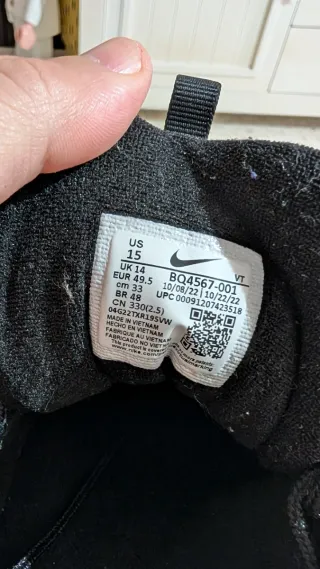 Nike Air Max 97 Negras Talla 49,5