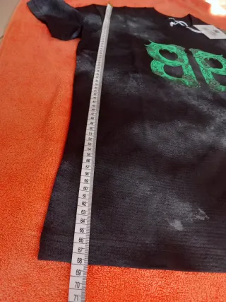 Camiseta Balenciaga BB Verde Negra