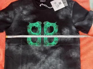 Camiseta Balenciaga BB Verde Negra