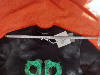 Camiseta Balenciaga BB Verde Negra