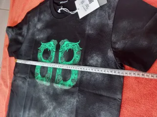 Camiseta Balenciaga BB Verde Negra