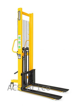 Transpaleta Apilador Elevador de Palets Manual Nylon 1000 Kg - 1600 mm - 65342 - Mader