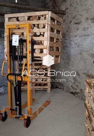 Transpaleta Apilador Elevador de Palets Manual Nylon 1000 Kg - 1600 mm - 65342 - Mader