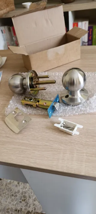 Pomo de puerta Plata