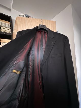 Abrigo lana superfino hombre.