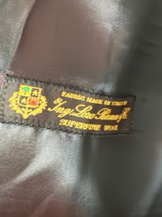 Abrigo lana superfino hombre.