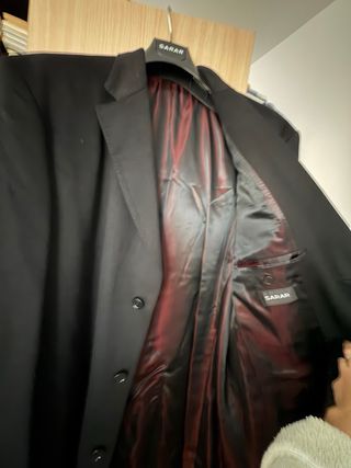 Abrigo lana superfino hombre.