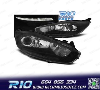 FAROS FORD FIESTA 12-17 LUZ DIURNA DLR FONDO NEGRO