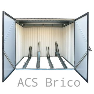 Caseta Metálica Guarda Bicicletas 202x196x140 cm - Duramax