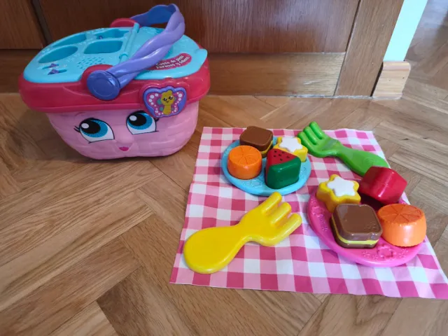 Cesta de picnic musical para niños