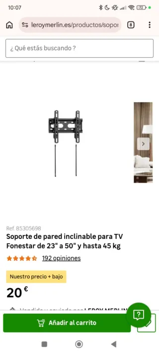 Soporte TV Fonestar TILT Series 22T