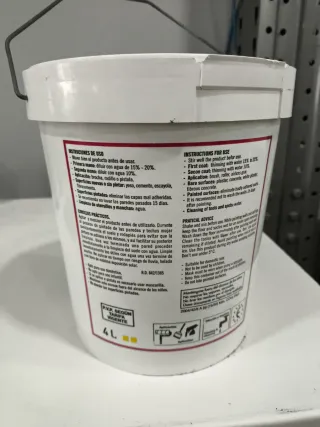 Pintura Mopasport Instalaciones Deportivas Rojo 4l