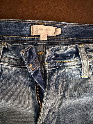 Jeans tiro bajo azul
