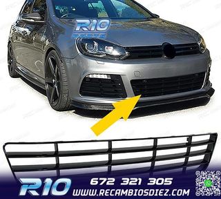 REJILLA PARAGOLPES VOLKSWAGEN VW GOLF 6 08-12 R20 NEGRO BRI