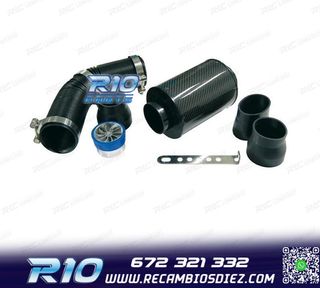 ADMISION UNIVERSAL CARBONO + TURBINA AUMENTO POTENCIA