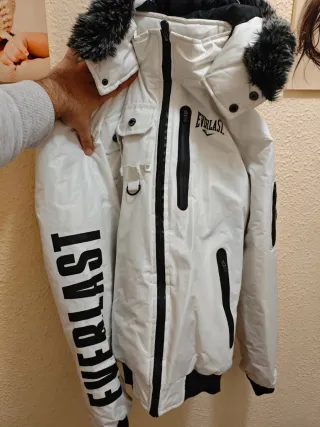Chaqueta Everlast Blanca y Negra Boxeo