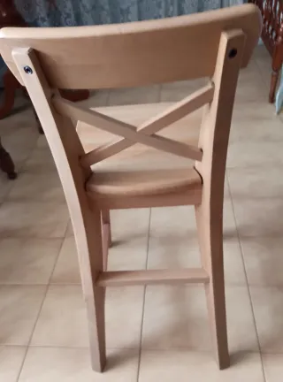 2 Sillas Altas INGOLF para Niños de Ikea nuevas