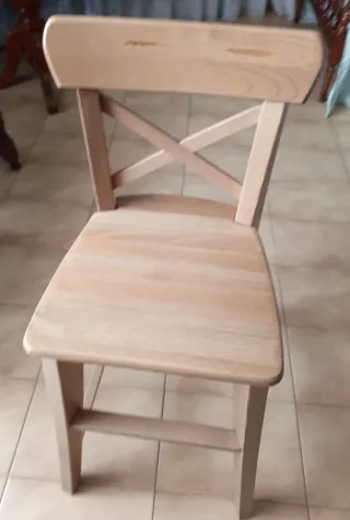 2 Sillas Altas INGOLF para Niños de Ikea nuevas