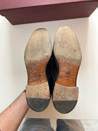 John Lobb "William double monk" nere taglia 5 fit