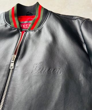 Chaqueta Bomber Gucci Negra Talla M