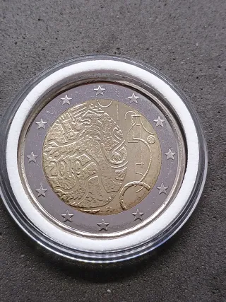 2€ commemorativo Finlandia 2010. 150° della zecca