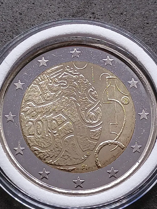 2€ commemorativo Finlandia 2010. 150° della zecca